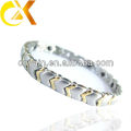 Fashion jewelry locking stainless steel cable bracelet